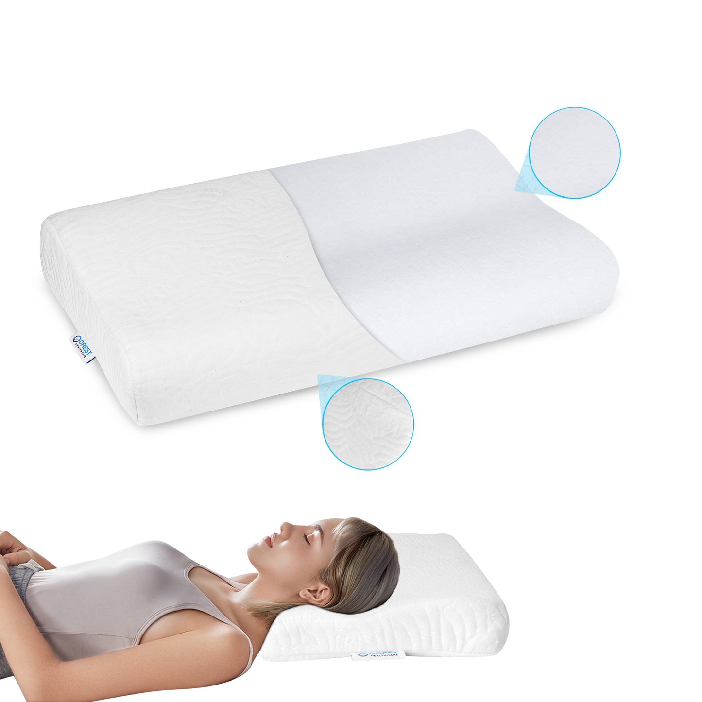 Orest Contour Queen Pillow