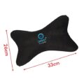 ORTHO BONE SHAPED CAR NECK PILLOW BLACK